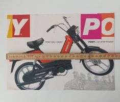 Prospekt Mofa Pony 535/1 Okay und Pony GP 40 Luxe
