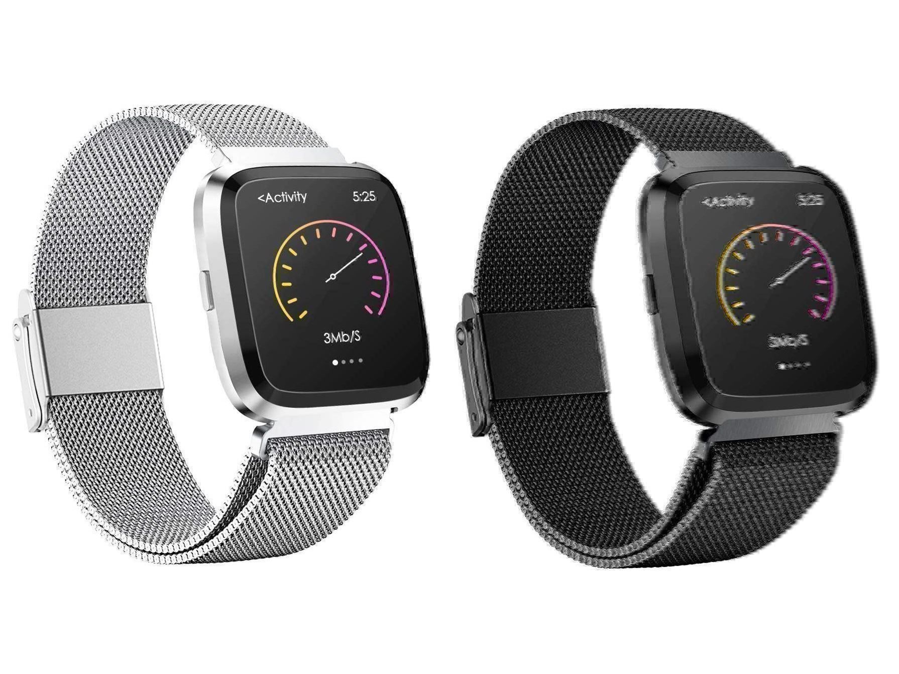 Smartwatch: FITBIT VERSA 2 - MILANESE LOOP EDELSTAHL ARMBAND FIT BIT – Nuovo e nell'imballaggio originale da Kriens venduto da swissgadget