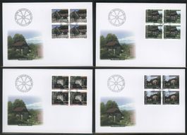 2002, Pro Patria, FDC, Viererblöcke