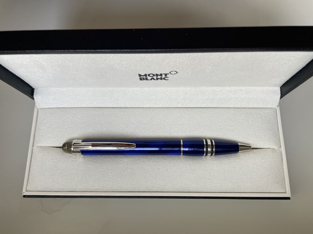 Montblanc Penna & Evidenziatori: Montblanc Starwalker Cool Blue Kugelschreiber – Usato da Biel/Bienne venduto da Kyoma 1