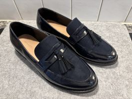 Schicke Lack-Loafer Gr. 38 ANNA FIELD