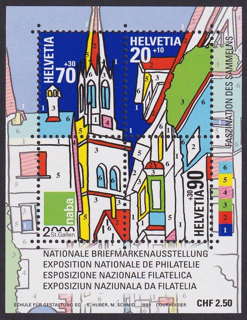 Tutti i francobolli: 2000, NABA St.Gallen Block W84 postfrisch ** – Nuovo (secondo la descrizione) da Ebikon venduto da SilvioFreund