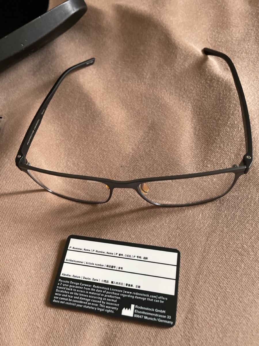 Porsche Lunettes & Verres: Neue Brille Porsche Design Titanium – Neuf avec emballage d'origine à Malans GR par JIKU23 4