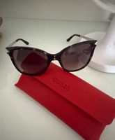 Sonnenbrille GUESS Schildpatt Muster Damen mit Etui guter Zu