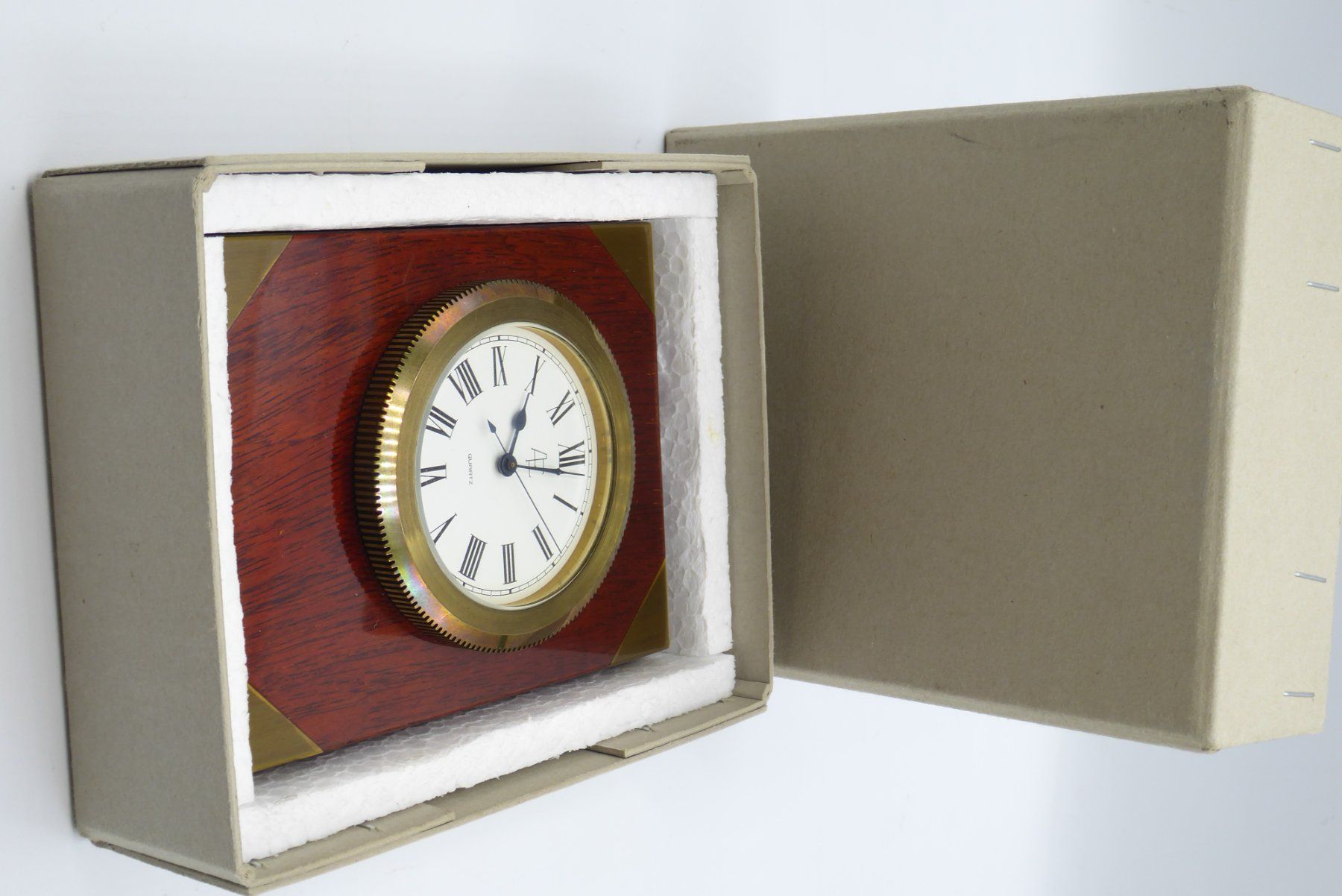 Orologi: IMHOF swiss made quartz Desk/Table Clock – Usato da Geneve venduto da adr_xk6n