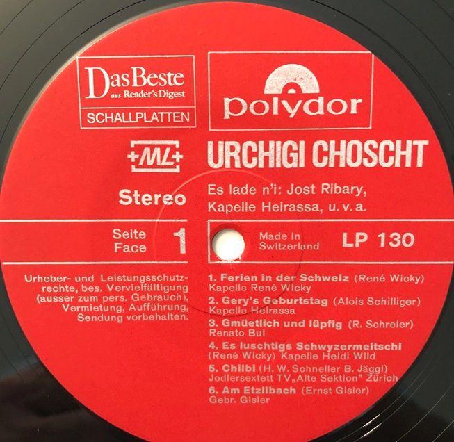 Dischi in vinile: Urchigi Choscht (2 LPs) – Usato da Grüningen venduto da azulmarron 6
