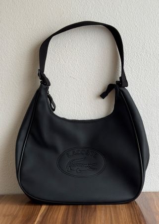 Lacoste Handtasche / Schultertasche Schwarz - Original