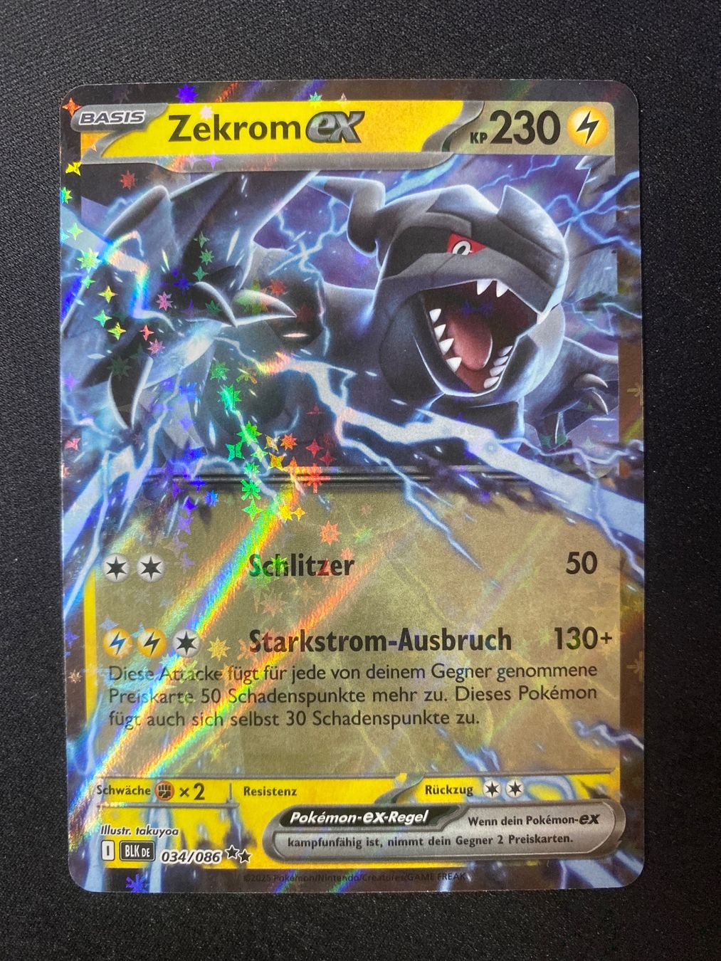 Pokémon Carte collezionabili: Zekrom ex 34 - Black Bolt - DE ab 1 – Nuovo (secondo la descrizione) da Hausen AG venduto da Shrade