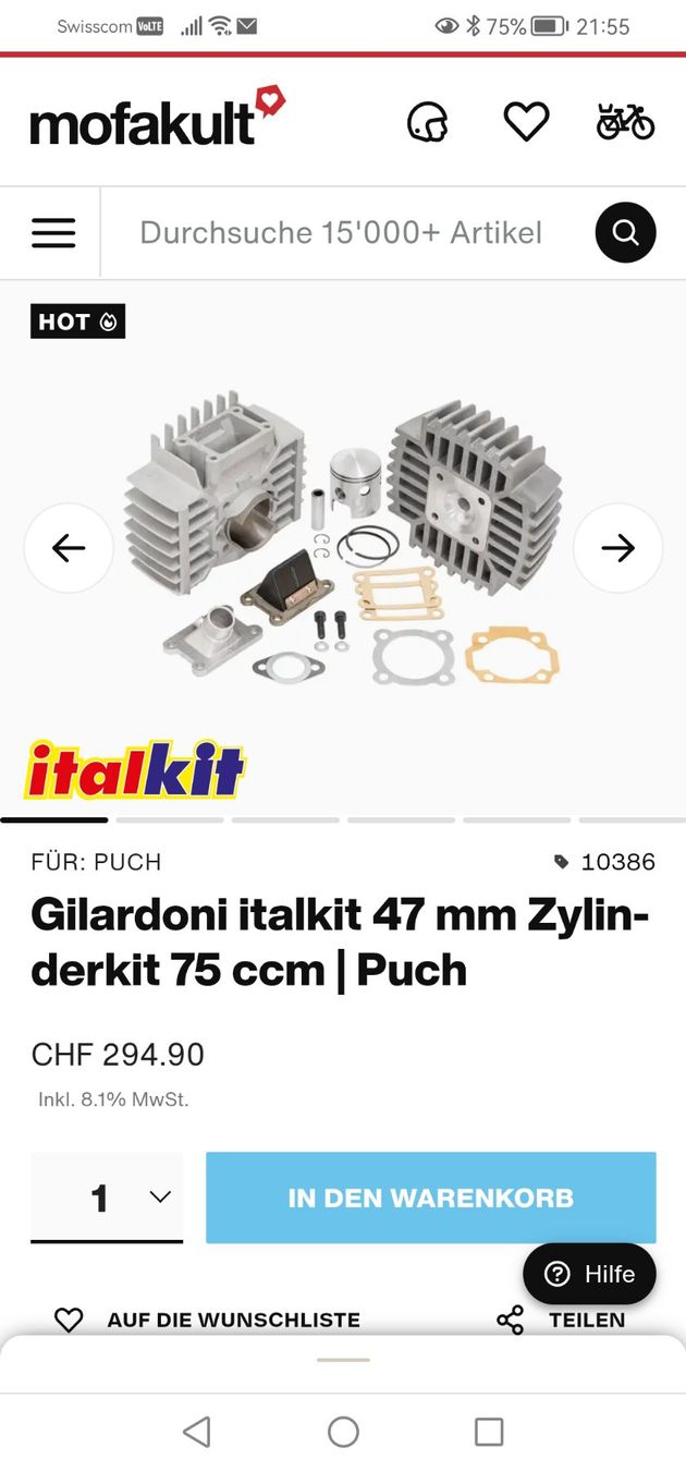 Ciclomotori: Italkit puch – Nuovo (secondo la descrizione) da Vorderthal venduto da kar_d55f 5