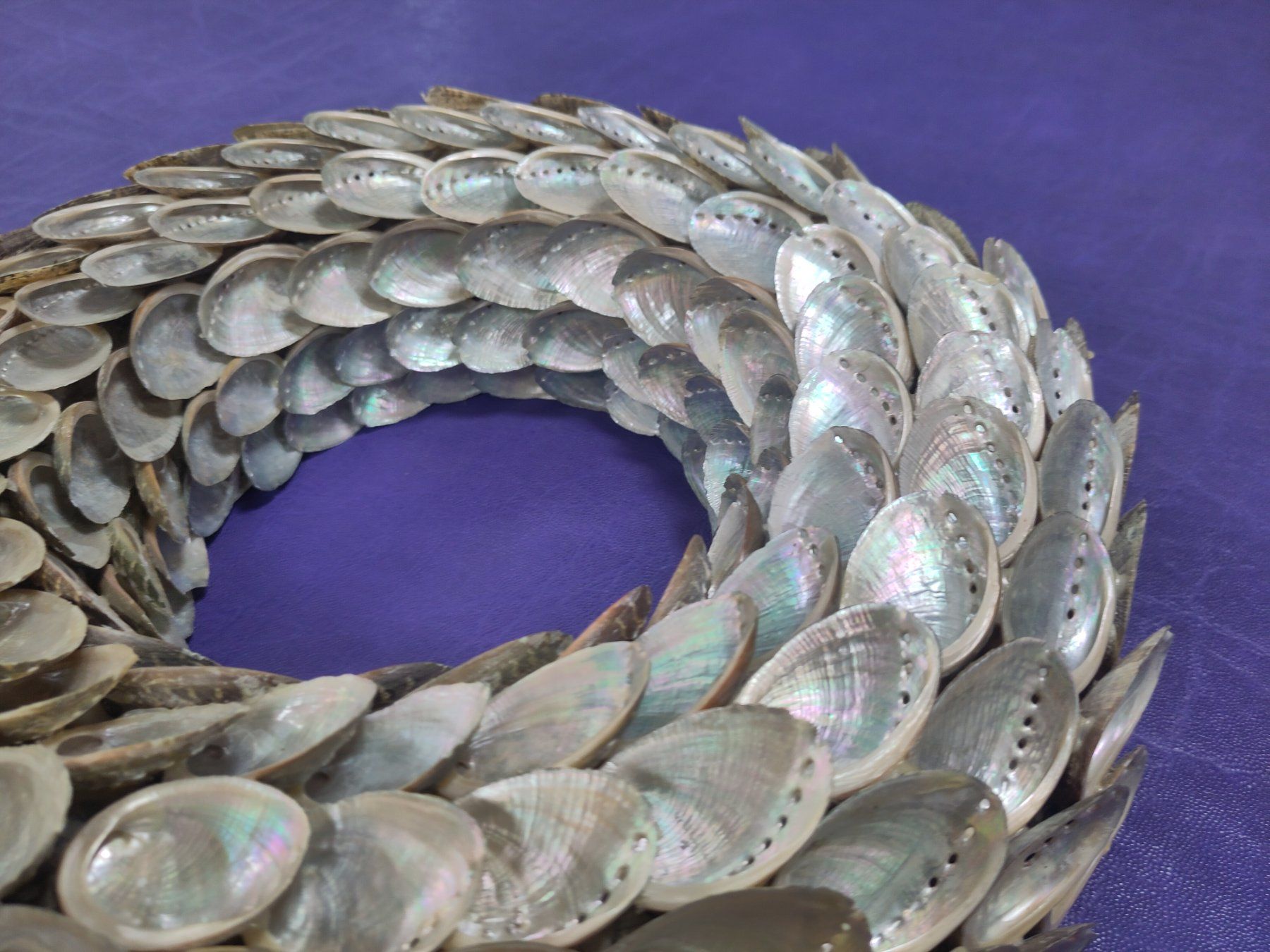 Tutte le decorazioni: Muschelkranz Deko 34cm Durchmesser – Usato da Studen SZ venduto da cith 2