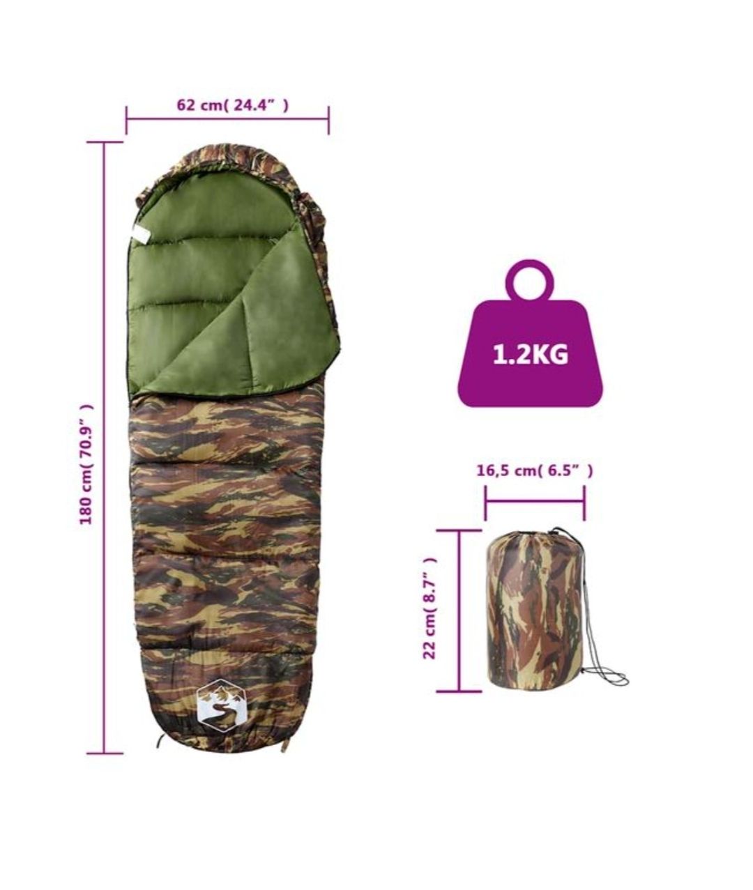 Sacchi a pelo: Schlafsack neu 180x62cm – Nuovo (secondo la descrizione) da Wengi b. Büren venduto da NeReida88 4