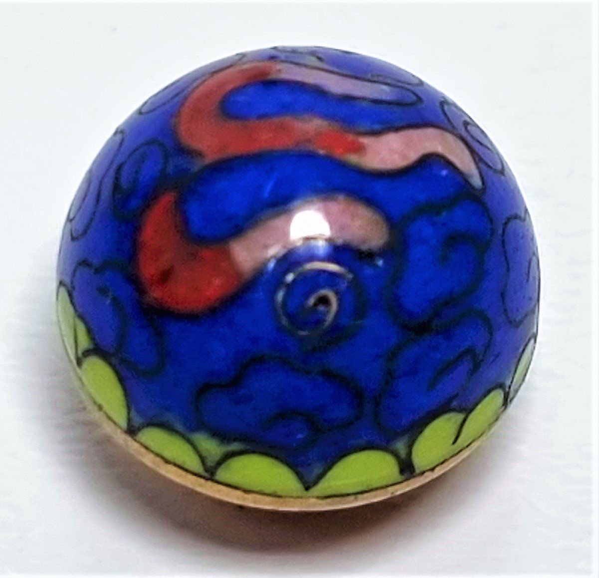Tutte le decorazioni: Chinesische Cloisonné mit Deckel in Form einer Vase – Usato da Emmenbrücke venduto da Lenssen 7