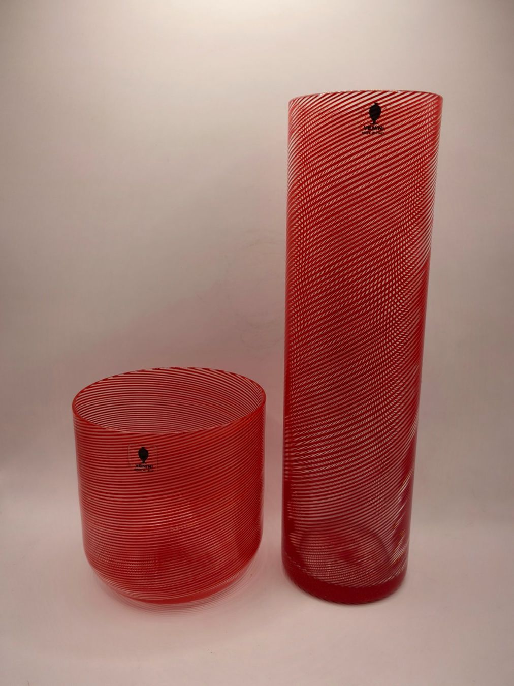 Venini Vasi & Recipienti: 2 Vintage Venini Vasen – Nuovo (secondo la descrizione) da Wettingen venduto da DaHa90