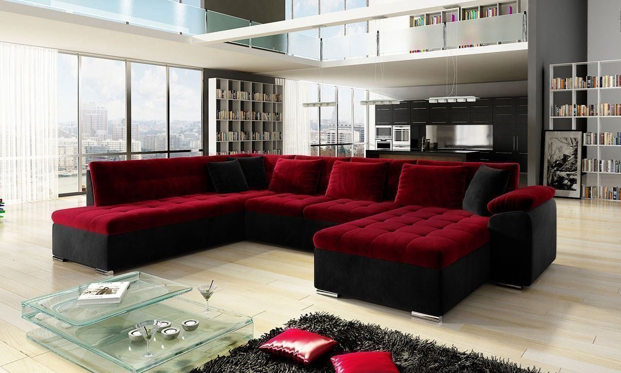 Sofas: Wohnlandschaft Rechts Sofa mit Bettkasten + Schlaffunktion – Neu und originalverpackt aus Wallenwil von toesstal-vertrieb 3