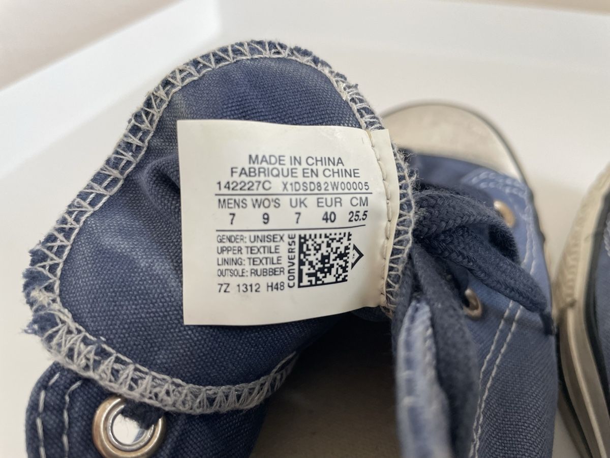 Converse Scarpe da donna: Coole Converse All Stars, Gr. 40, Blau – Usato da Zürich venduto da apotheke0812 3