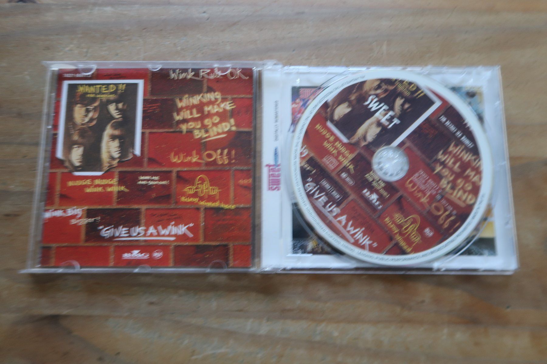 CD: THE SWEET - GIVE US A WINK - CD – Usato da Basel venduto da Patiscat 3