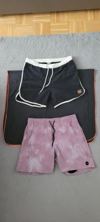 Short/maillot de bain UC&UVCA taille M /Serviette microfibre