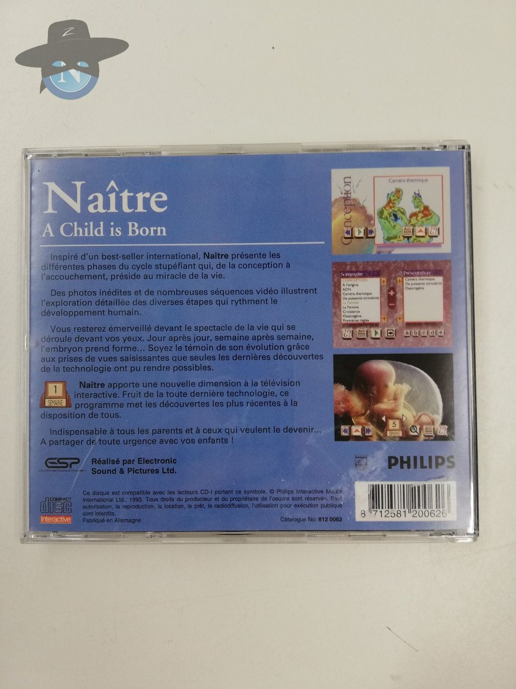 Giochi: Naitre - a child is born / Philips CDI CD-i – Usato da St. Gallen venduto da zorro_dc 1