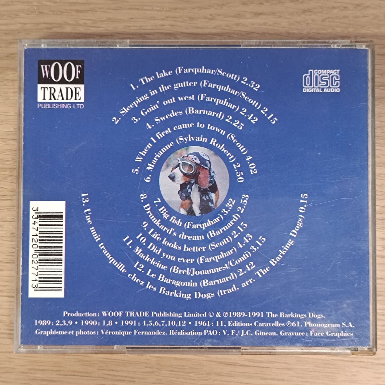 CD: The Barking Dogs CD "Une Nuit Tranquille Chez.."  F9 – Usato da Sessa venduto da fraenklishop 1