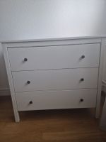 Kommode mit 3 Schubladen, weiss, gebraucht (Ikea: Hemnes)