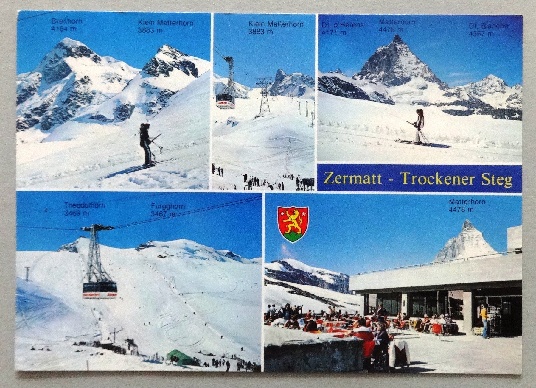 Ansichtskarten: Zermatt - Trockener Steg – Gebraucht aus Fétigny von Billy2miny