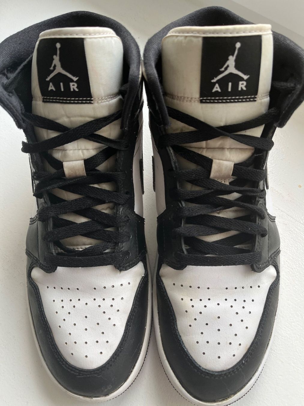 Jordan Scarpe da uomo: Air Jordan 1 Mid Panda – Usato da Court venduto da Style_ambre 8