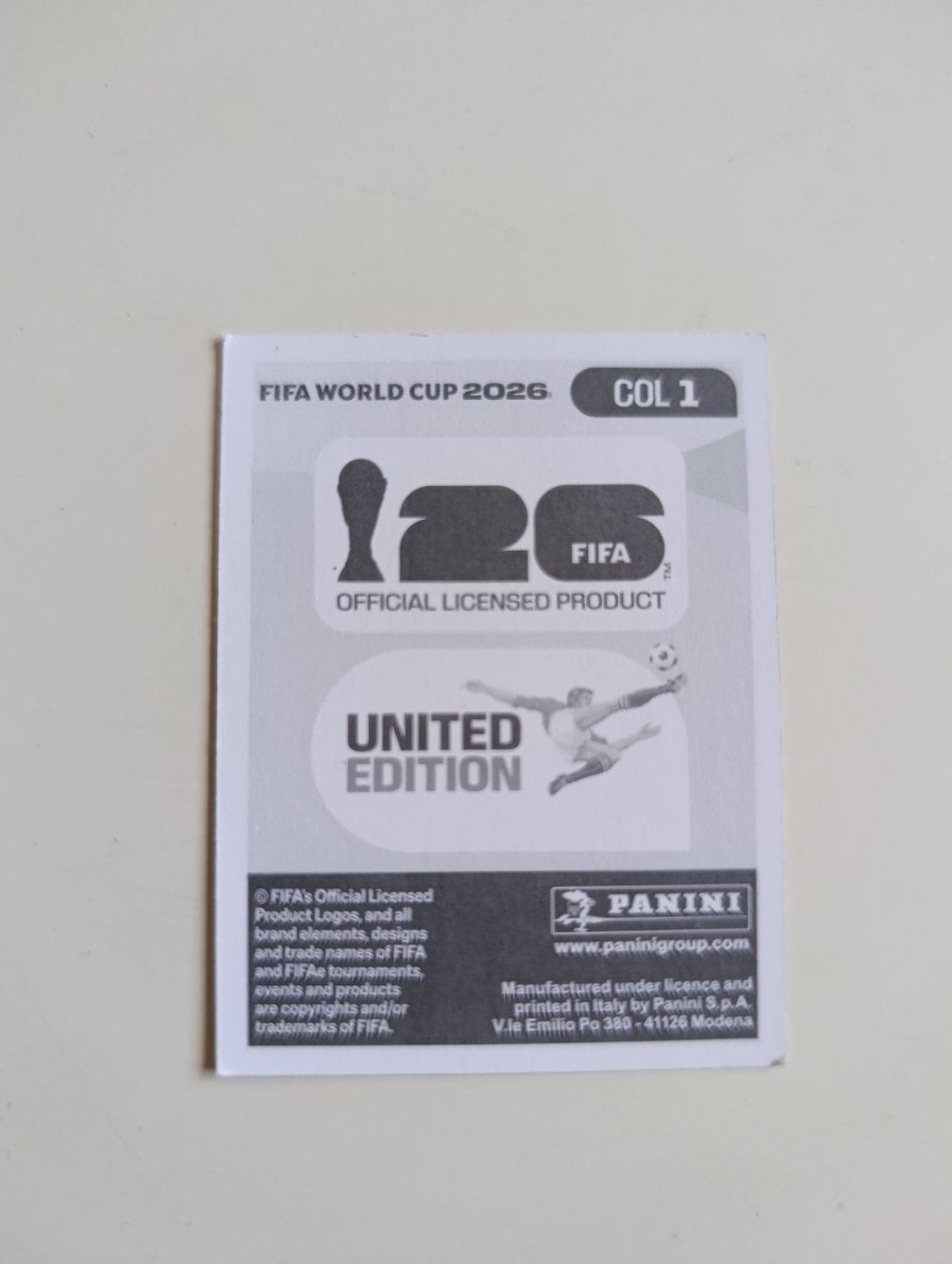 Panini Sammelbilder & Trading cards: Panini World Cup 2026 COL 1 – Neu (gemäss Beschreibung) aus Lavey-Village von pas_7xd2 1