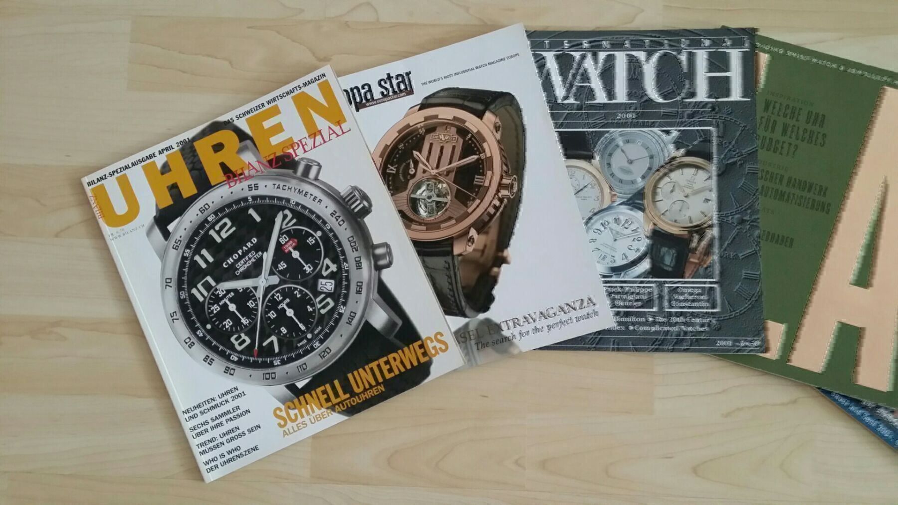 Riviste & Magazine: 5 Stück Uhrenmagazine – Usato da Gossau ZH venduto da SwissJapan 1