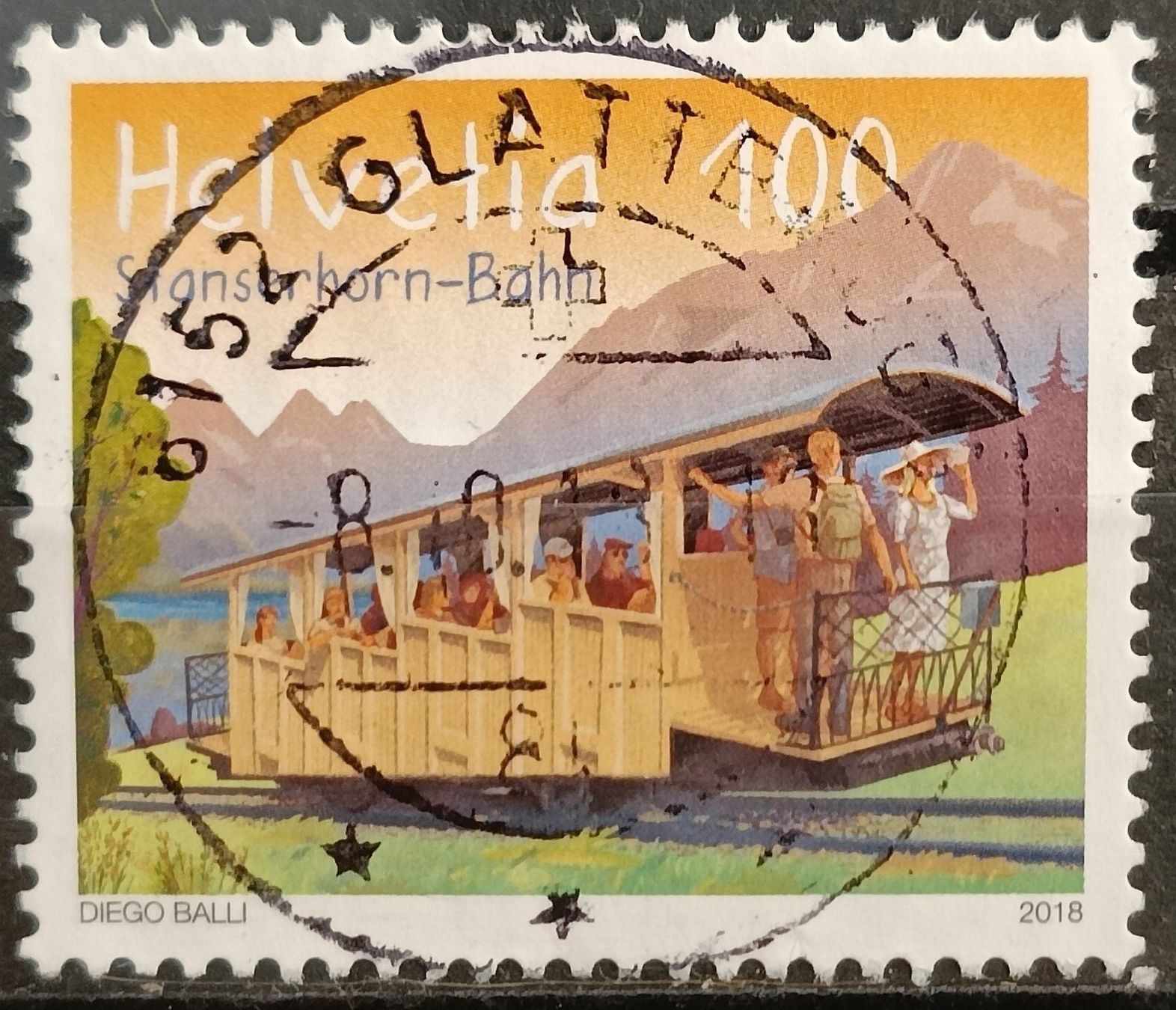 Tous les timbres: 2018 Stanserhorn Bahn Top Stempel – D'occasion à Dübendorf par goeggi79