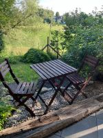 Ikea Gartentisch inkl. Stühl, Kissen und Abdeckung