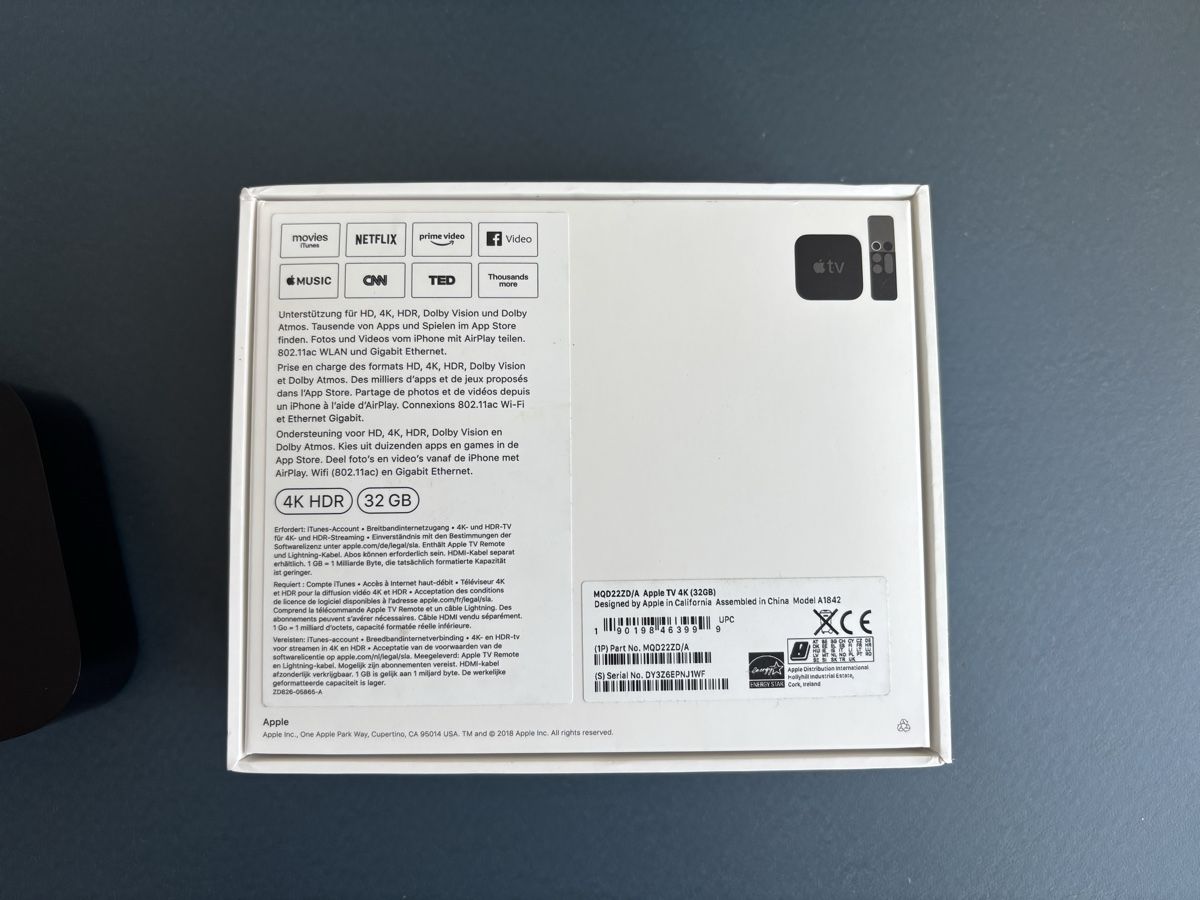 Apple Sistemi audio & multimediali: Apple TV 4K 32GB – Usato da Zürich venduto da Hamed02 3