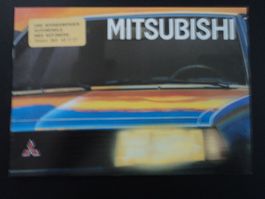 Prospekt Mitsubishi Programm 1984 Starion Pajero Colt Turbo
