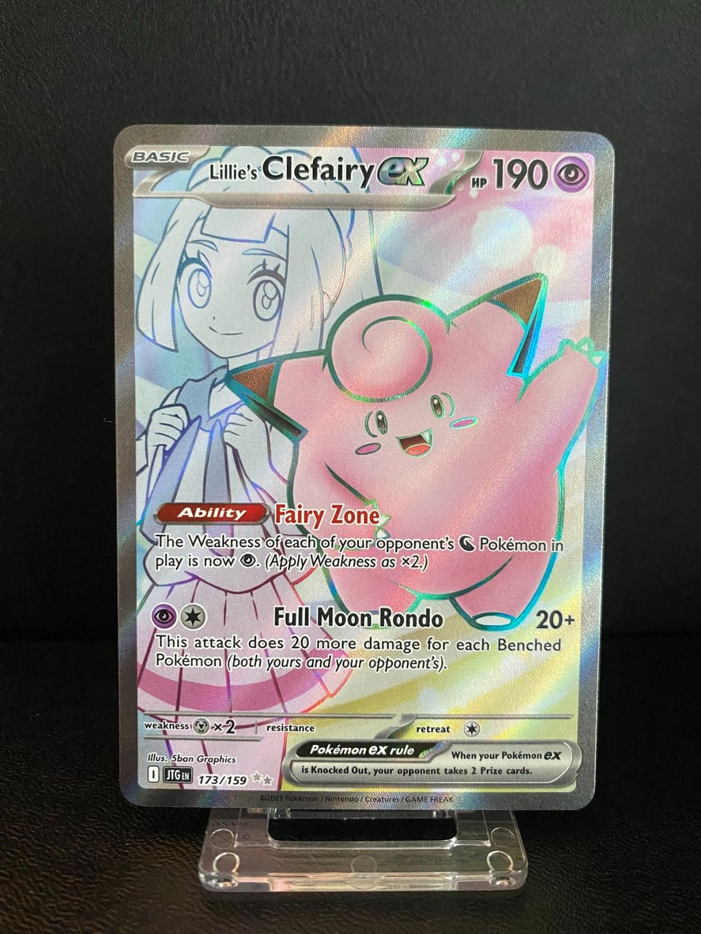 Pokémon Carte collezionabili: Lillie's Clefairy ex - JTG 173 – Usato da Winterthur venduto da PikaPoki