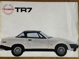 Triumph TR7 Convertible Prospekt ca 1980 holländisch NL