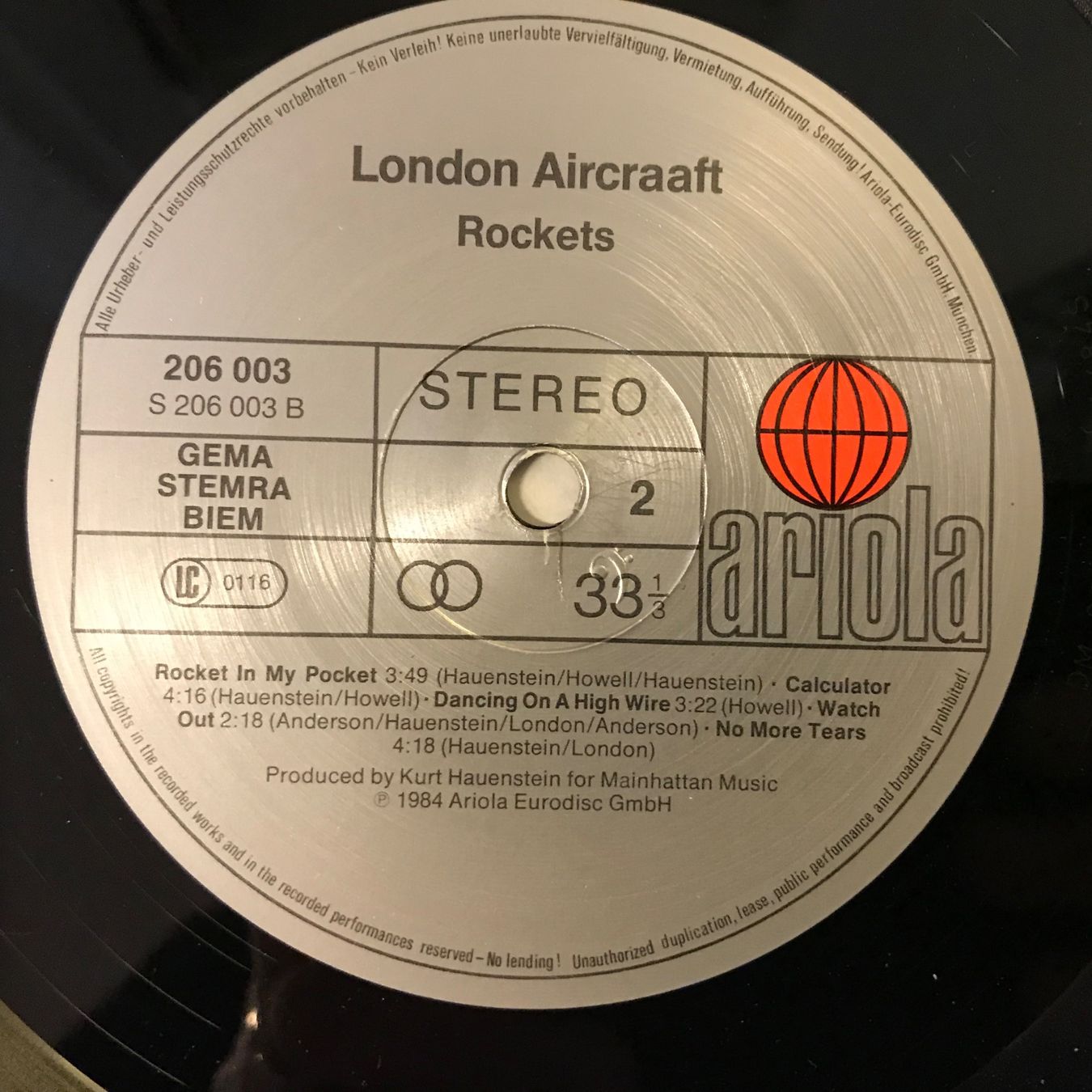 Schallplatten: London Aircraft - Rockets – Gebraucht aus Aesch BL von BlueMusicRecords 3