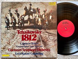 AUDIOPHILE Tchaikovsky 1812 Kunzel Telarc LP GEWASCHEN TOP