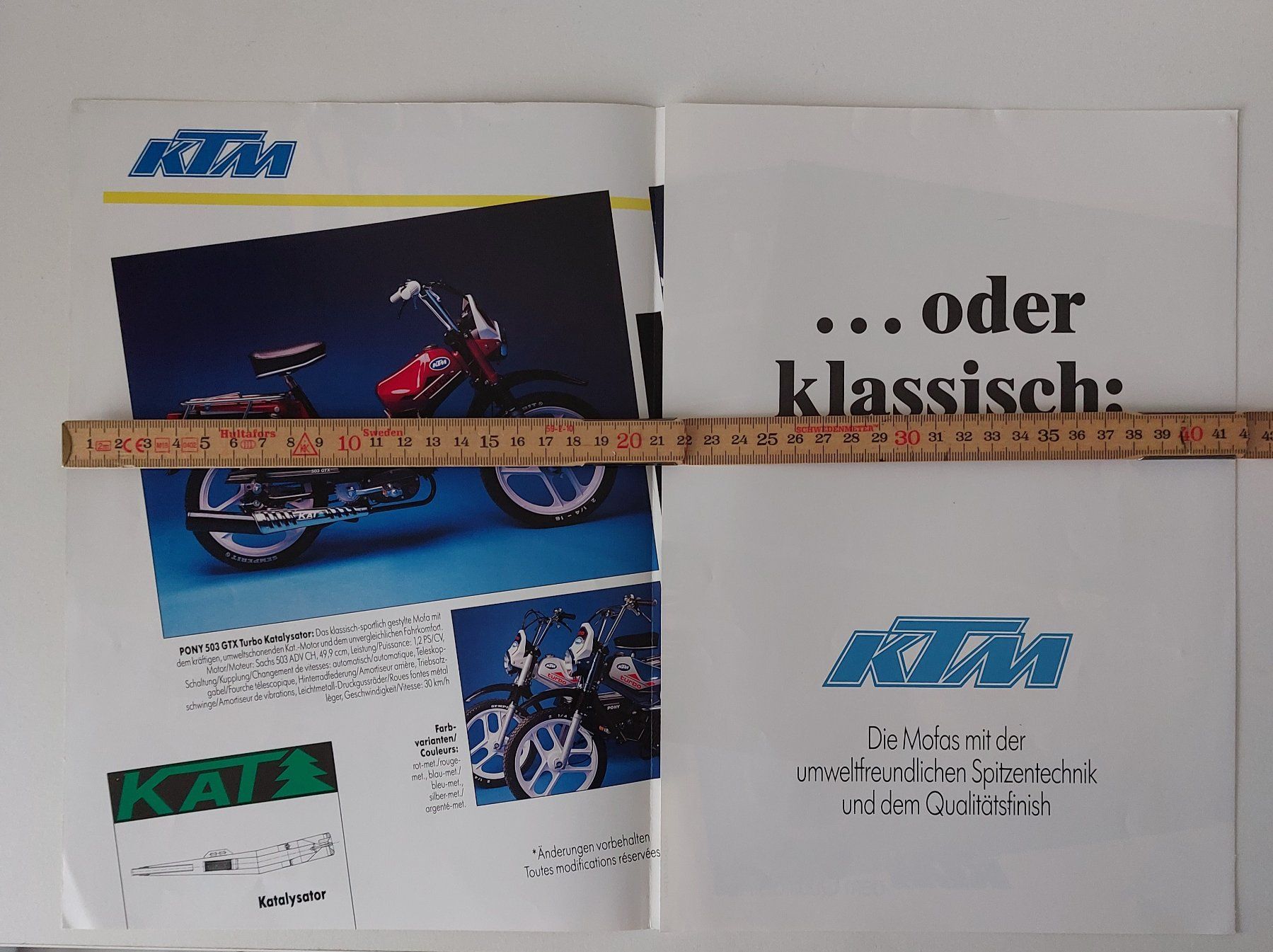 KTM Documenti: Prospekt Mofa KTM Grazy Pony 503 – Usato da Schenkon venduto da TG10 1