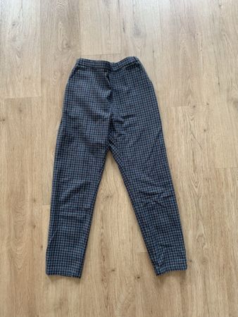 Pantalon à carreaux en laine Bonpoint