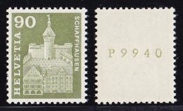 1964 Automatenmarke 90Rp.mit Nummer ** Postfrisch  SBK 28Fr.