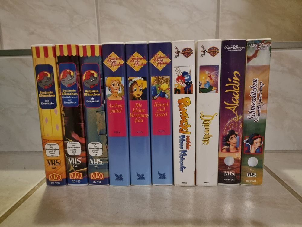 Alle VHS: VHS Kassetten Disney Märchen u.s.w – Gebraucht aus Zuzgen von ricard11