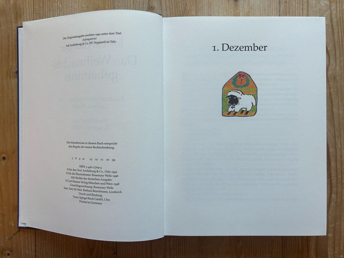 Libri: Jostein Gaarder: Das Weihnachtsgeheimnis – Usato da Himmelried venduto da rasmus67 3