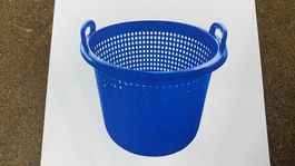Kunststoffkorb blau, stapelbar