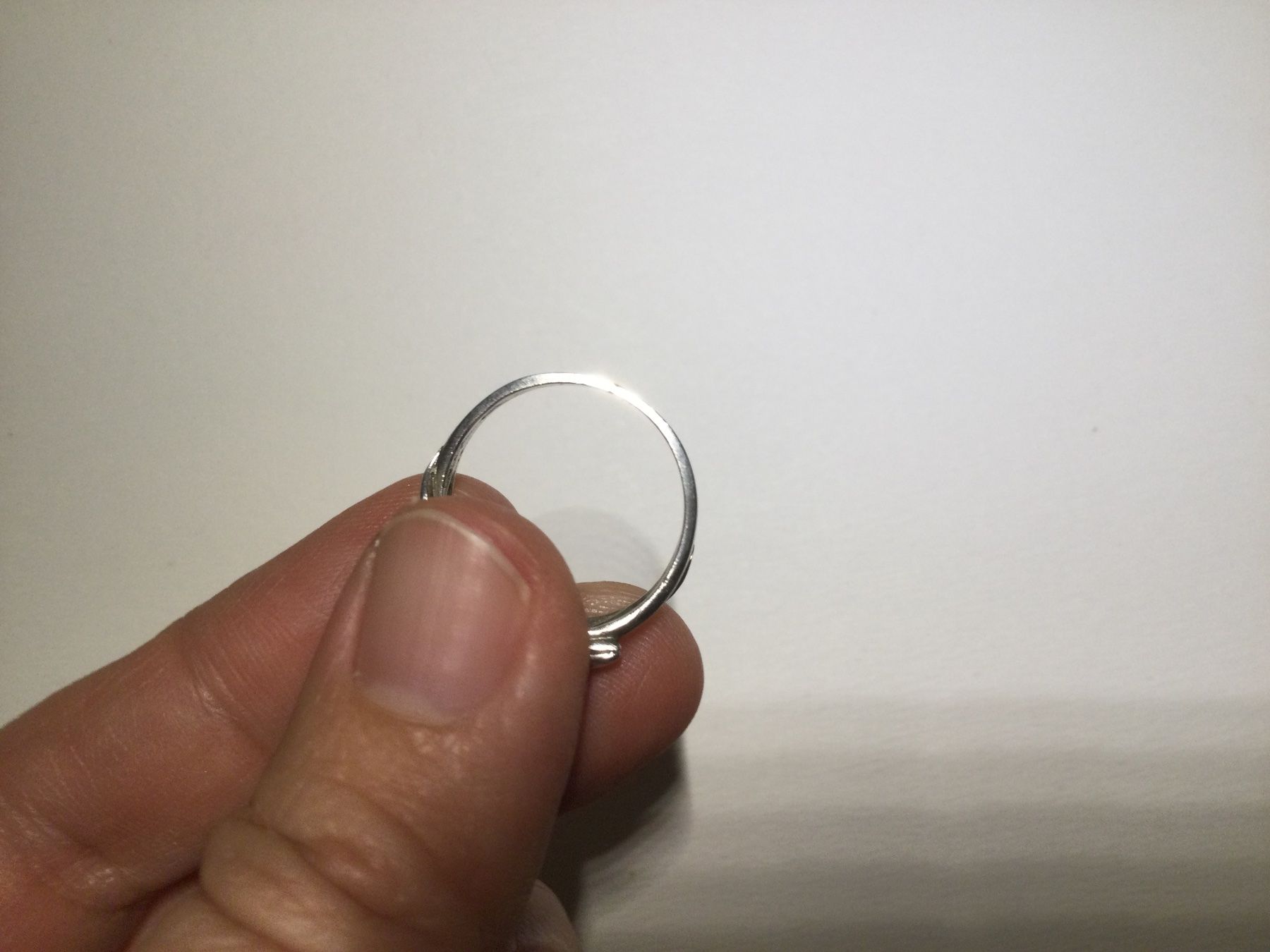 Anelli: Schöner Silber Schlang Ring mit zwei rote Steinen – Usato da Niederhasli venduto da YHHC 6