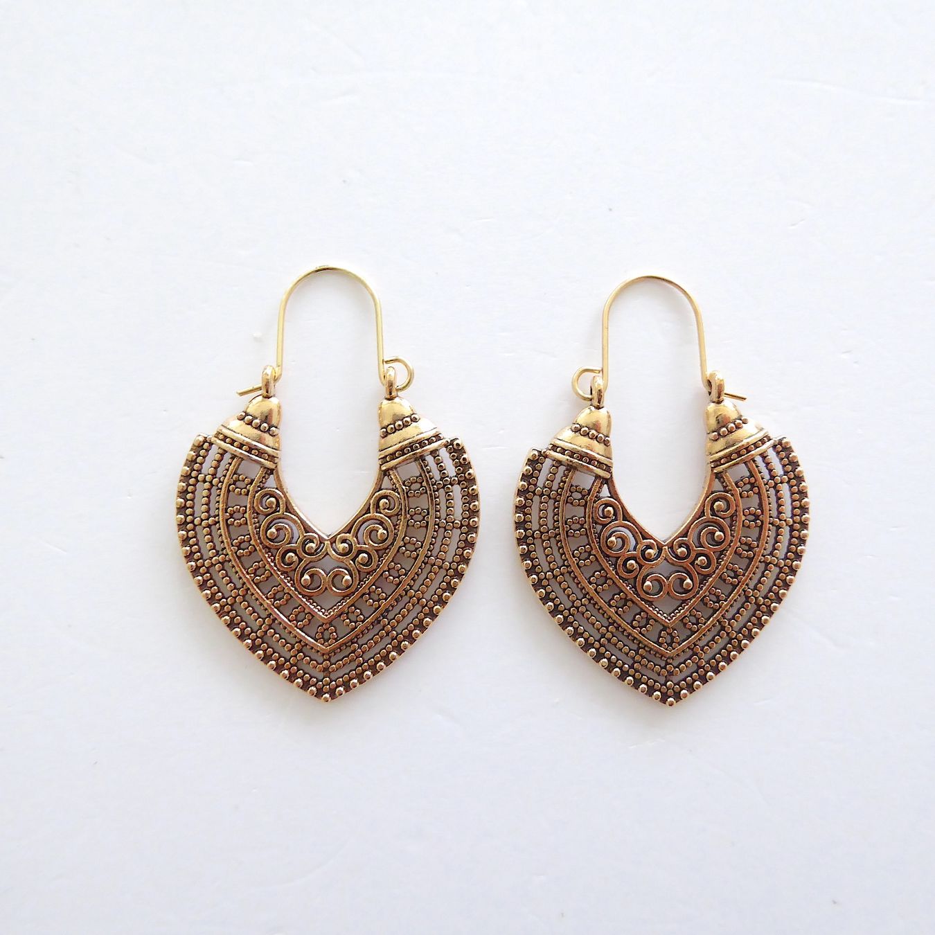 Ohrringe & -stecker: Ohrringe - Ethno Stil - Boho - goldig - Modeschmuck – Neu (gemäss Beschreibung) aus Basel von Kunterbunt12 1