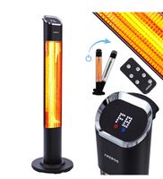 + AREBOS 2000 W Stand Heizstrahler | Infrarot | 24 Std.Timer