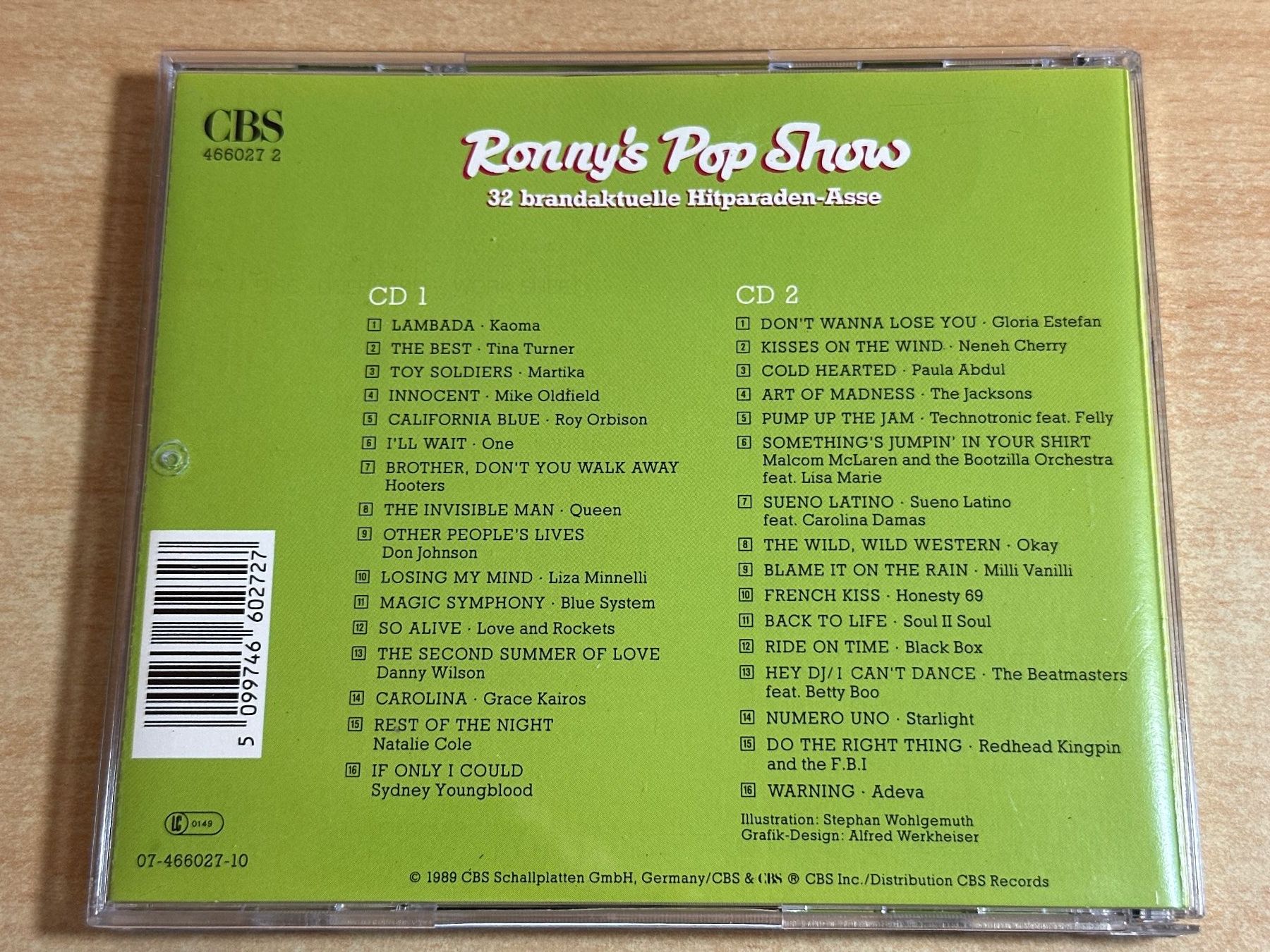 CD: U6 Ronny's Pop Show 14 - 32 Brandaktuelle Hitparaden - 2 CD – Usato da Rikon im Tösstal venduto da Alpenmutz 1