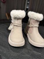 Winterstiefel Mädchen Grösse 26 – beige/creme mit Fell