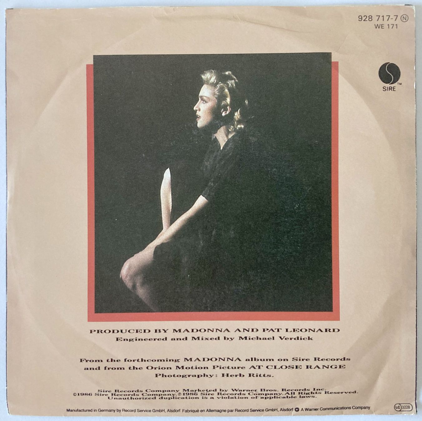 Vinyles: MADONNA - LIVE TO TELL – D'occasion à Bottens par hotter-than-hell 1