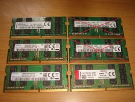 1 stück 16gb ddr4 2666 RAM für Laptop. Getestet.
