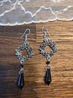 Gothic Ohrringe mit Rosen